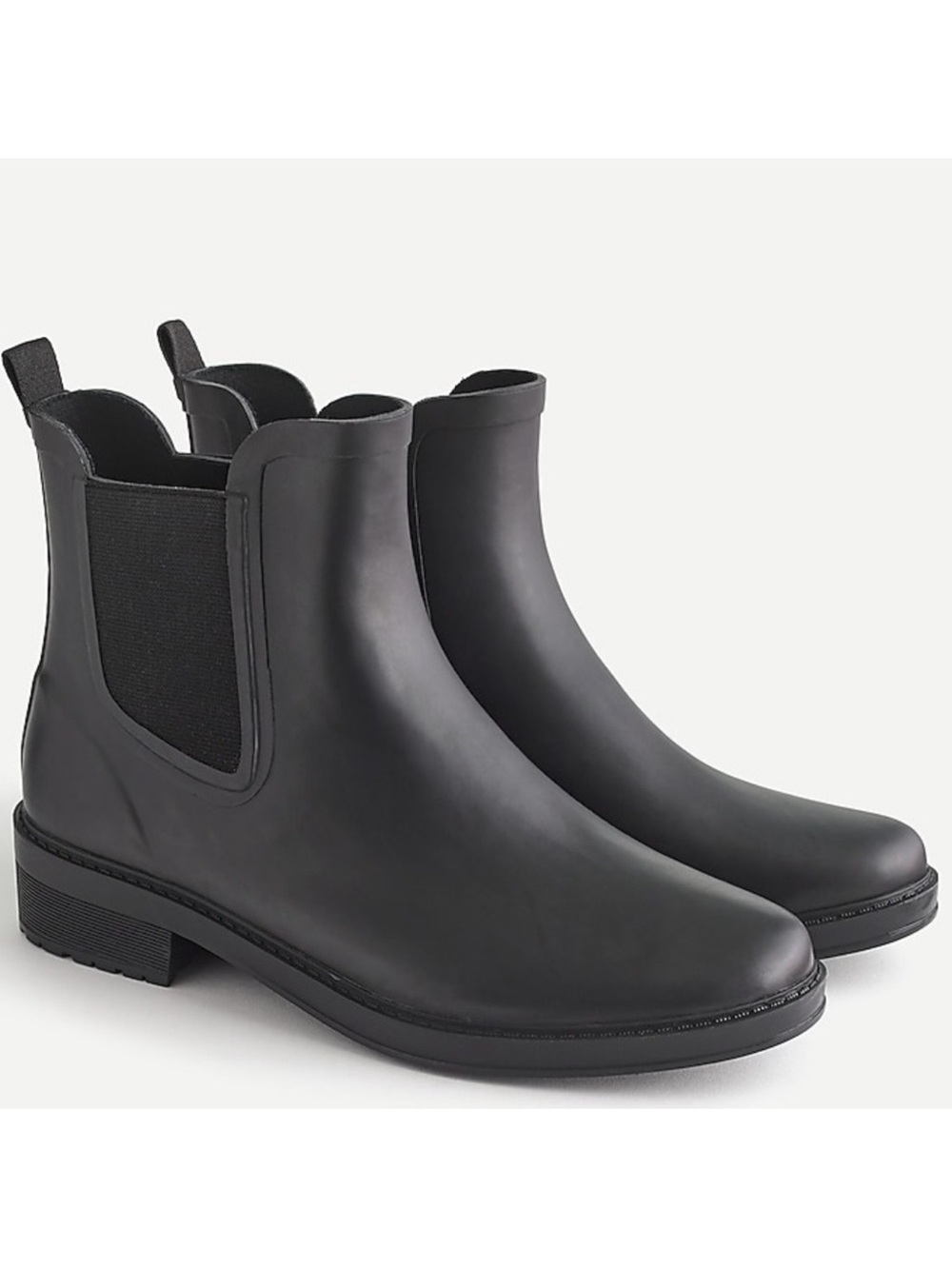 ✨ J.Crew Matte Black Chelsea Rain Boots | Waterproof | Size 7 ✨